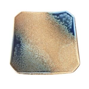 Miya Aoi Nagashi Glazed Stoneware Sushi Plate 7.5”